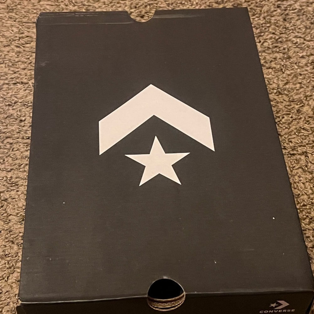 Converse Black Box with White Star Logo